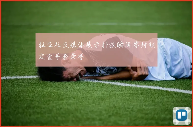 拉亚社交媒体展示扑救瞬间零封锁定金手套荣誉
